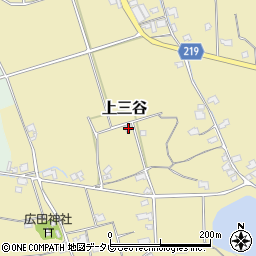 愛媛県伊予市上三谷甲-3095周辺の地図