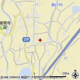 愛媛県伊予市上三谷甲-2213周辺の地図