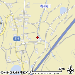 愛媛県伊予市上三谷甲-2209周辺の地図