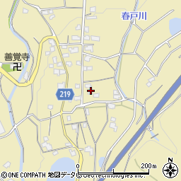 愛媛県伊予市上三谷甲-2216周辺の地図