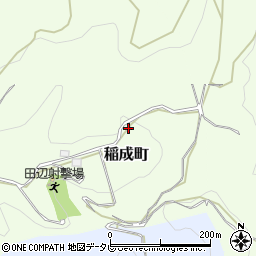 和歌山県田辺市稲成町1635周辺の地図