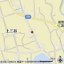 愛媛県伊予市上三谷甲-3023周辺の地図