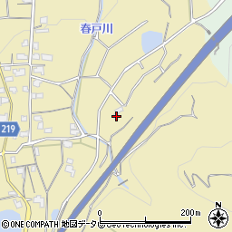 愛媛県伊予市上三谷甲-2173周辺の地図