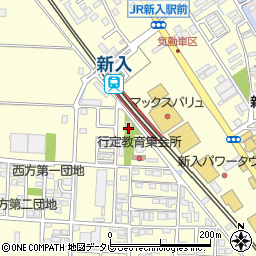 福岡県直方市下新入500周辺の地図