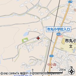 福岡県北九州市小倉南区市丸58周辺の地図