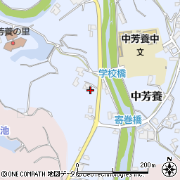 和歌山県田辺市中芳養50周辺の地図
