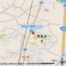 福岡県北九州市小倉南区市丸474周辺の地図