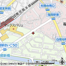トヨタレンタリース博多福間駅前店周辺の地図