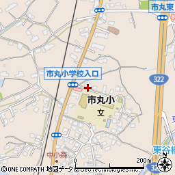 福岡県北九州市小倉南区市丸472周辺の地図