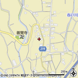 愛媛県伊予市上三谷甲-2380周辺の地図