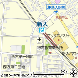 福岡県直方市下新入502-12周辺の地図