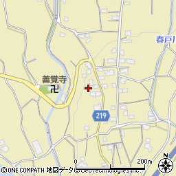 愛媛県伊予市上三谷甲-2379周辺の地図