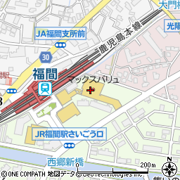 フランソア福間駅前店周辺の地図
