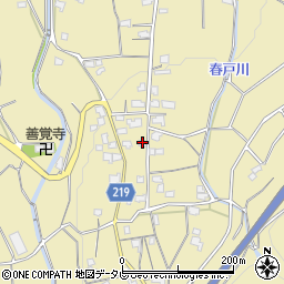 愛媛県伊予市上三谷甲-2320周辺の地図