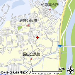 福岡県直方市下新入1256-69周辺の地図
