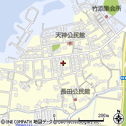 福岡県直方市下新入1317-104周辺の地図
