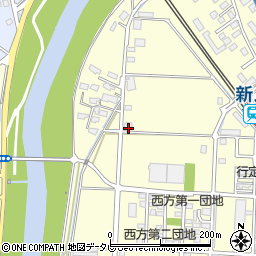 福岡県直方市下新入486-3周辺の地図