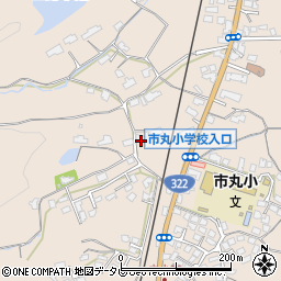 福岡県北九州市小倉南区市丸86周辺の地図