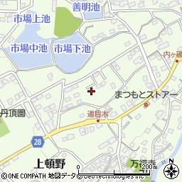 福岡県直方市上頓野2423-2周辺の地図