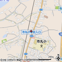 福岡県北九州市小倉南区市丸72周辺の地図