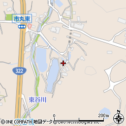 福岡県北九州市小倉南区市丸1038周辺の地図