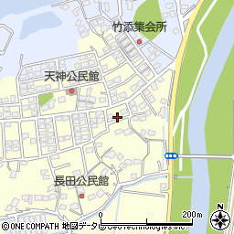 福岡県直方市下新入1256-41周辺の地図