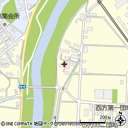 福岡県直方市下新入1166-2周辺の地図