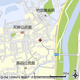 福岡県直方市下新入1256-42周辺の地図
