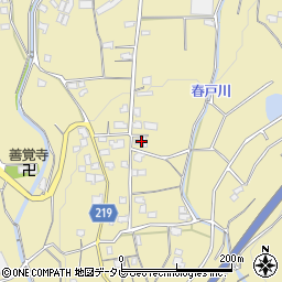 愛媛県伊予市上三谷甲-2239周辺の地図