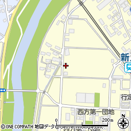 福岡県直方市下新入486-1周辺の地図