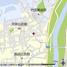 福岡県直方市下新入1256-39周辺の地図