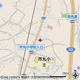 福岡県北九州市小倉南区市丸468周辺の地図