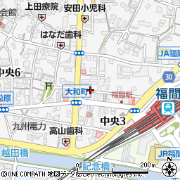 福岡県福津市中央3丁目7-2周辺の地図