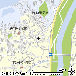 福岡県直方市下新入1256-83周辺の地図