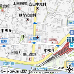 福岡県福津市中央3丁目7-5周辺の地図