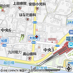 西日本シティ銀行福間支店周辺の地図