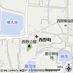 愛媛県松山市西野町336-3周辺の地図