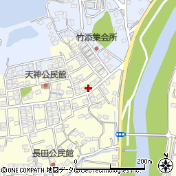 福岡県直方市下新入1256-35周辺の地図