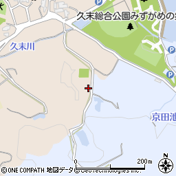福岡県福津市久末356-1周辺の地図