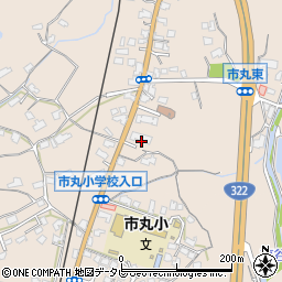 福岡県北九州市小倉南区市丸457周辺の地図
