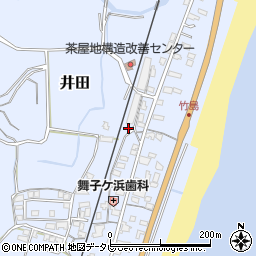 三重県南牟婁郡紀宝町井田1207-2周辺の地図