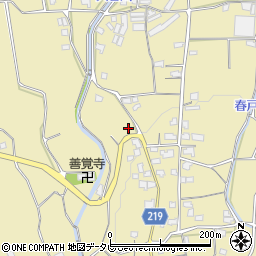 愛媛県伊予市上三谷甲-2390周辺の地図