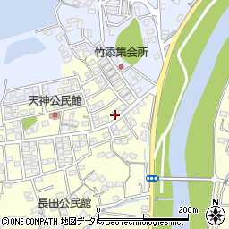 福岡県直方市下新入1256-36周辺の地図