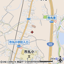 福岡県北九州市小倉南区市丸460周辺の地図