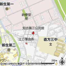 知古第三公民館周辺の地図