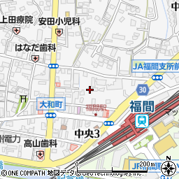 福岡県福津市中央3丁目周辺の地図