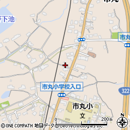 福岡県北九州市小倉南区市丸332周辺の地図