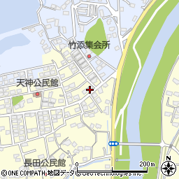 福岡県直方市下新入1256-58周辺の地図