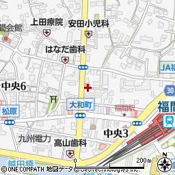 福岡県福津市中央3丁目7-11周辺の地図