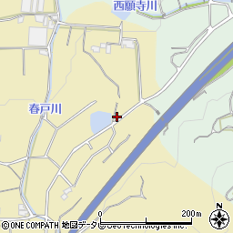 愛媛県伊予市上三谷乙-7周辺の地図